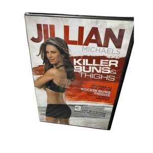 Jillian Michaels Killer Buns Thighs Workout DVD Fitness Exercise Fat Blasting